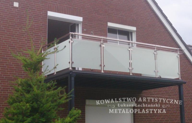 Balustrada zewnętrzna kuta
