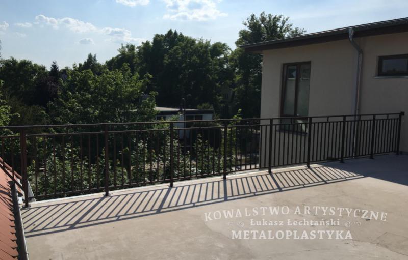 Balustrada zewnętrzna kuta